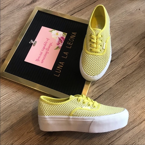 NEW Vans Unisex Platform (Summer Mesh) Skate Shoes - Picture 2 of 8